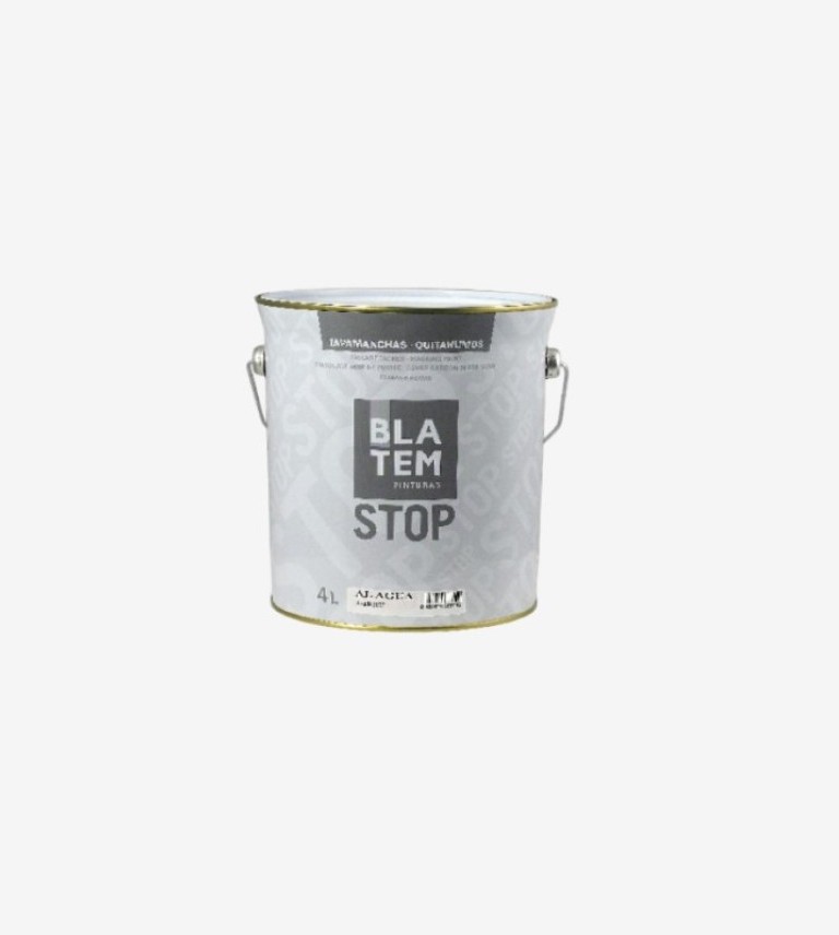 PINTURA STOP TAPAMANCHAS AL AGUA BLANCO BLATEM 750ML
