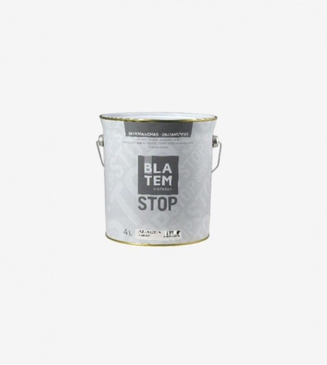 PINTURA STOP TAPAMANCHAS AL AGUA BLANCO BLATEM 750ML