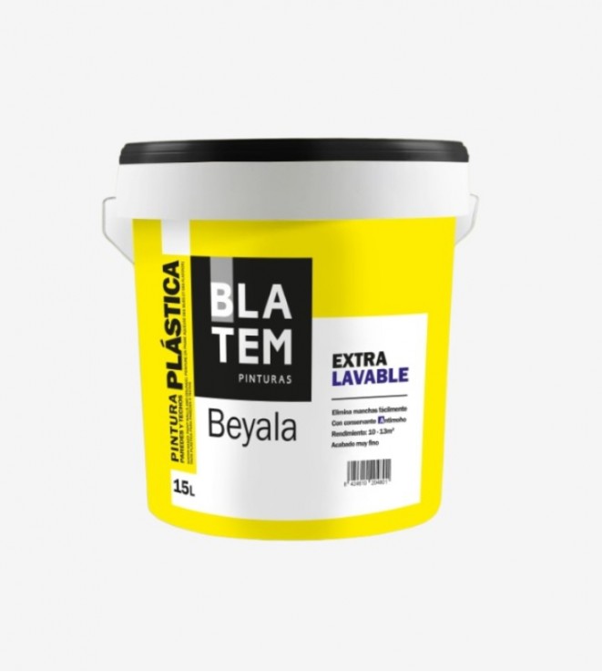 PINTURA PLASTICA MATE BEYALA EXTRA LAVABLE BLATEM 15L