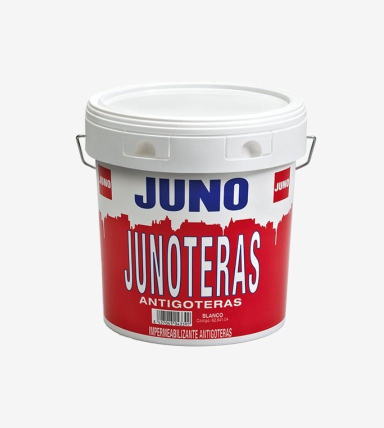 PINTURA IMPERMEABILIZANTE ANTIGOTERAS JUNOTERAS BLANCO JUNO 4L