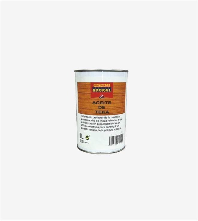 ACEITE DE TECA COLOR TECA ADORAL 1L