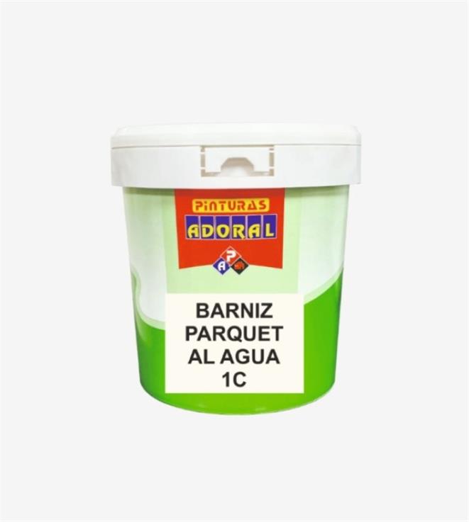 BARNIZ PARQUET AL AGUA MATE  1C ADORAL 4L