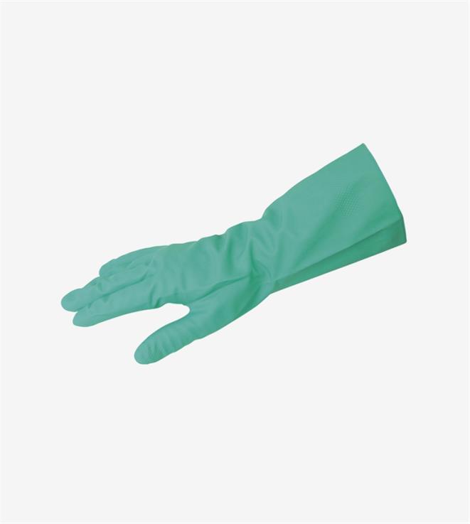 GUANTES NITRILO FLOCA.VERDE 9/G