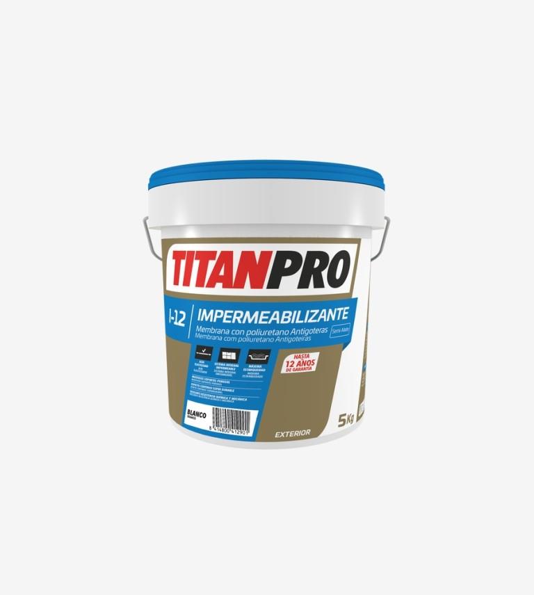 TITANPRO I12 MEMBRANA POLIURETANO AGUA GRIS 2621 20KG