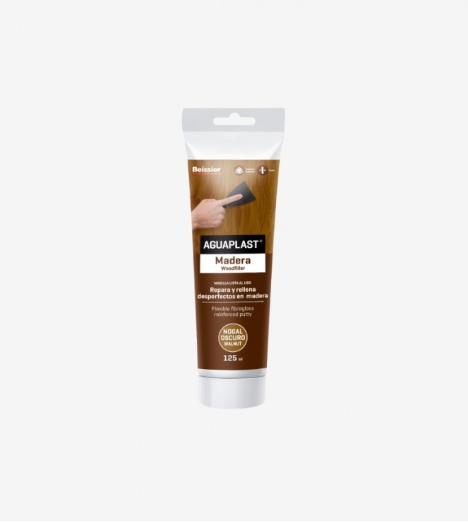 MASILLA EN PASTA AGUAPLAST MADERA BLANCO BEISSIER 125ML