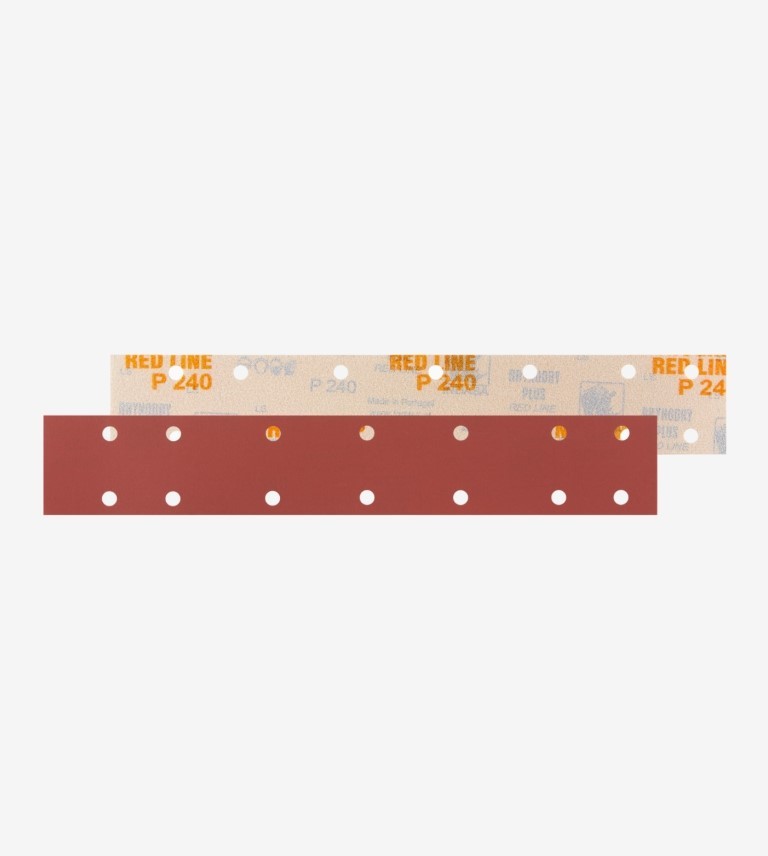 LIJA RHYNOGRIP RED LINE TIRA 81X133 8AG*150 INDASA
