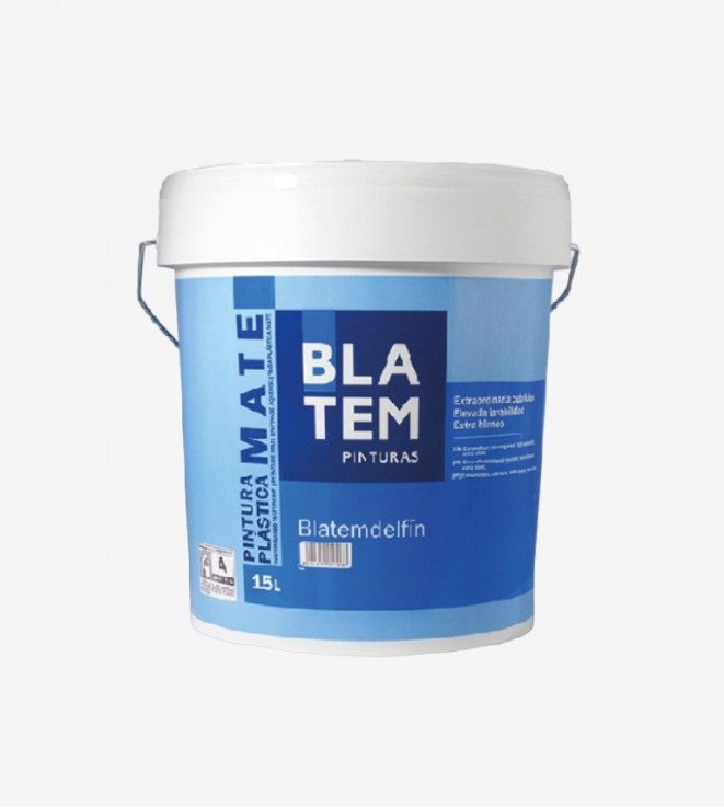 PINTURA PLASTICA MATE BLATEMDELFIN BASE 3 BLATEM 750ML