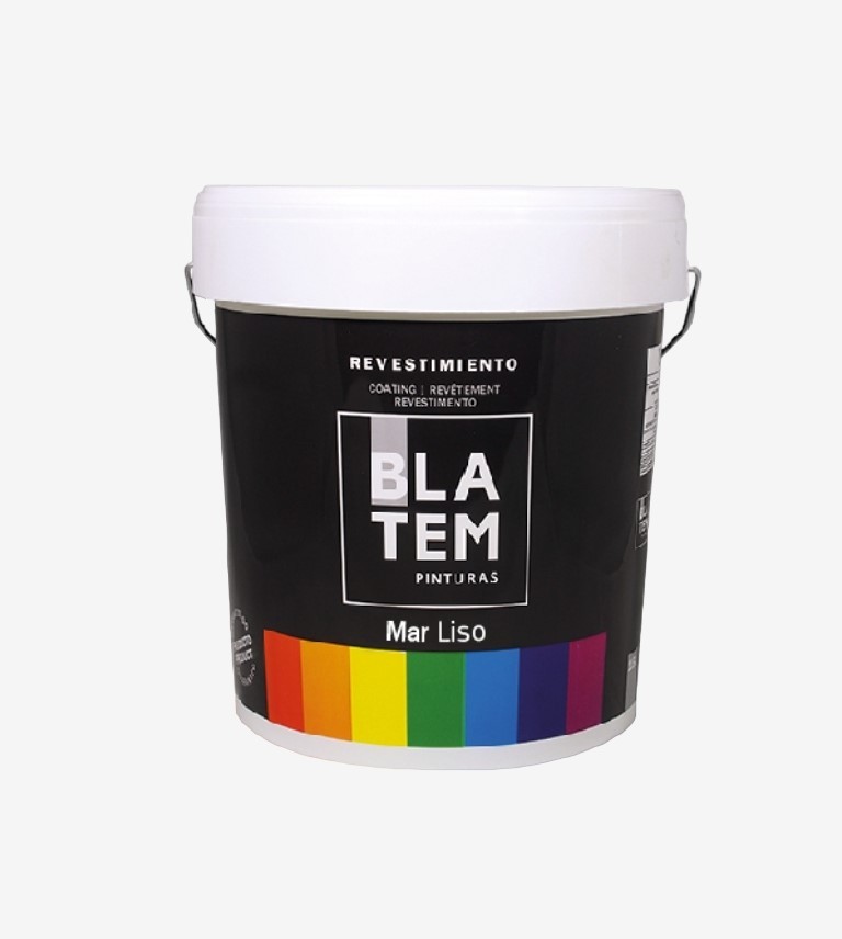 PINTURA ACRILICA DE FACHADAS MAR LISO PLUS BLANCO 4L