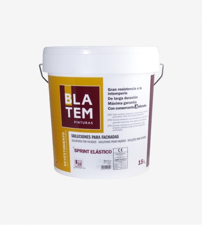 PINTURA ELASTICA DE FACHADAS SPRINT BLANCO BLATEM 4L