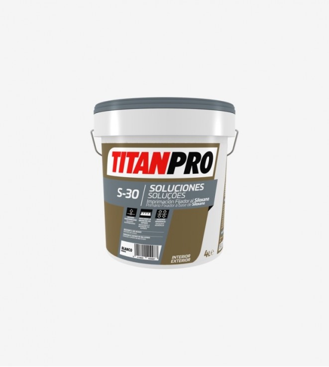 TITANPRO S30 IMPRIMACION  FIJADOR SILOXANO BLANCO 4L