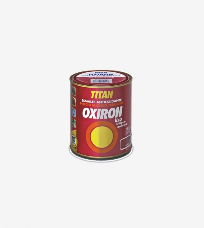 ESMALTE ANTIOXIDANTE OXIRON LISO BLANCO BRILLO TITAN 750ML