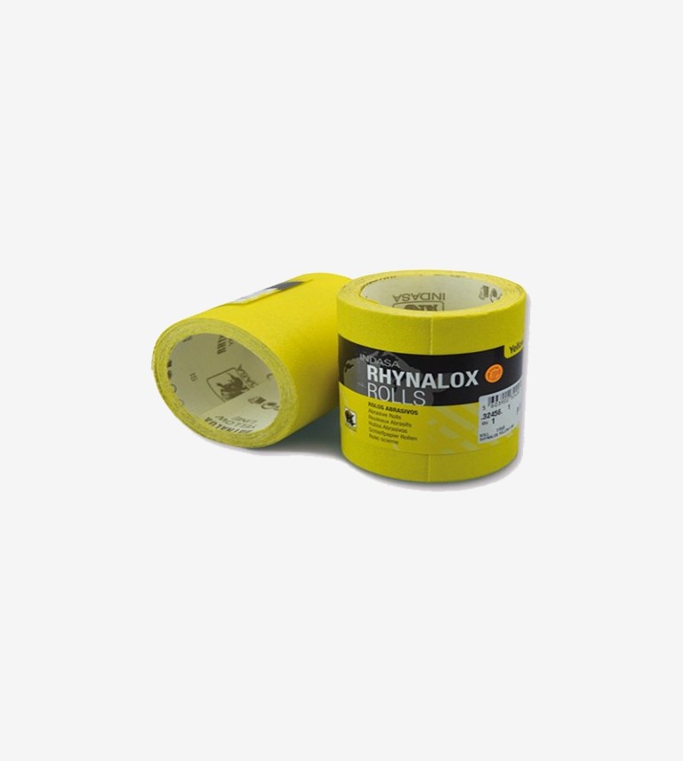 LIJA ROLLO RHYNALOX AMARILLA 115X5*120  INDASA