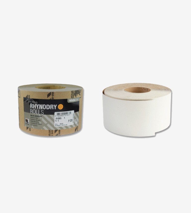 LIJA ROLLO RHYNODRY WHITE LINE 115x50 *100 INDASA