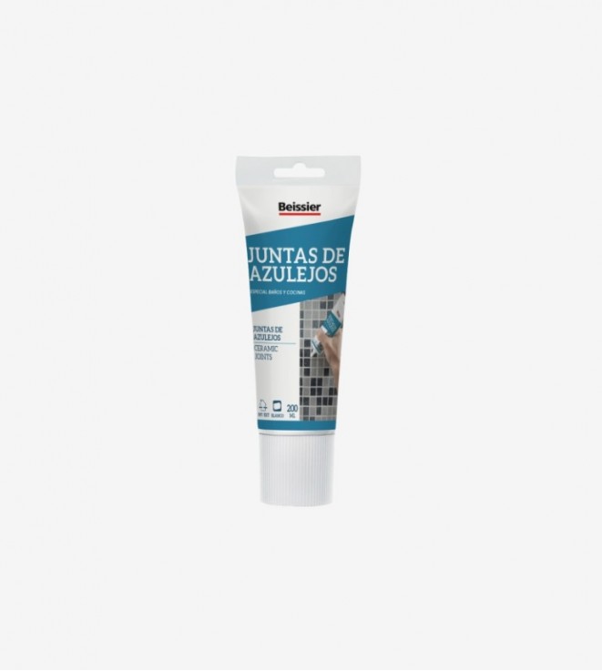 MASILLA PASTA AGUAPLAST JUNTAS AZULEJO TUBO BEISSIER 200ML