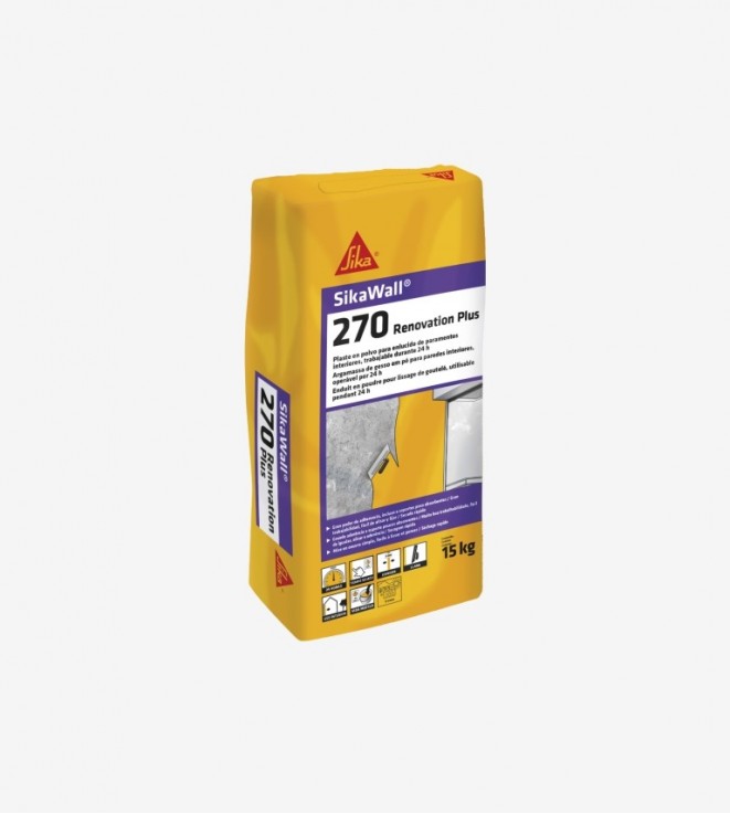 MASILLA POLVO RENOVACION SIKAWALL 270 RENOVATION SIKA 15KG