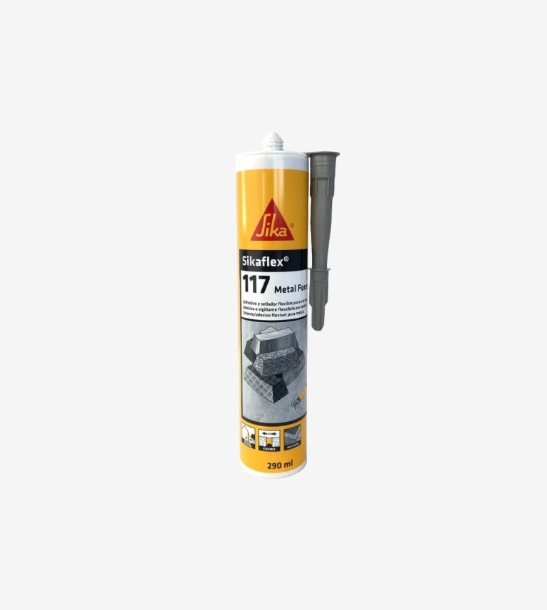 ADHESIVO FLEXIBLE SIKAFLEX-117 METAL FORCE LIGHT GRIS SIKA 290ML
