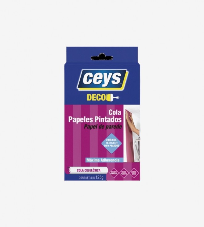 COLA PARA PAPEL PINTADO EN POLVO CEYS 125GR