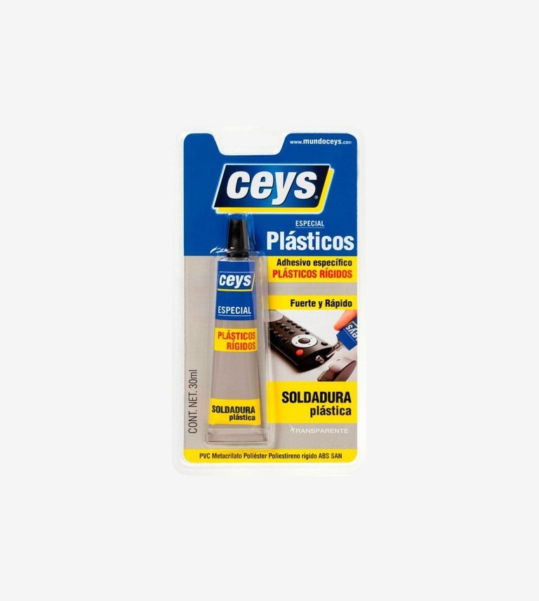 ADHESIVO ESPECIAL PLASTICOS RIGIDOS CEYS 30ML