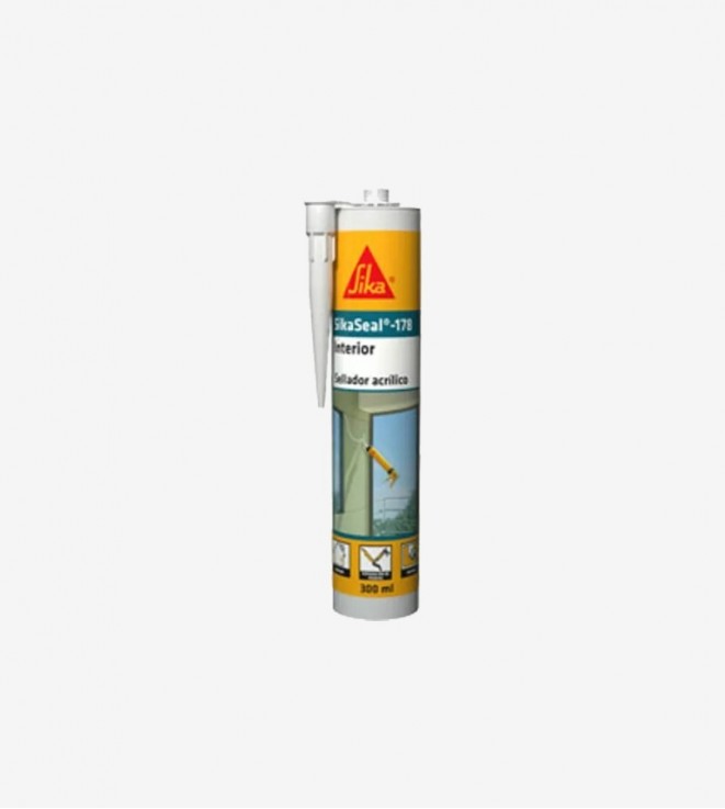 MASILLA ACRILICA BLANCA SIKASEAL-178 SIKA 300ML