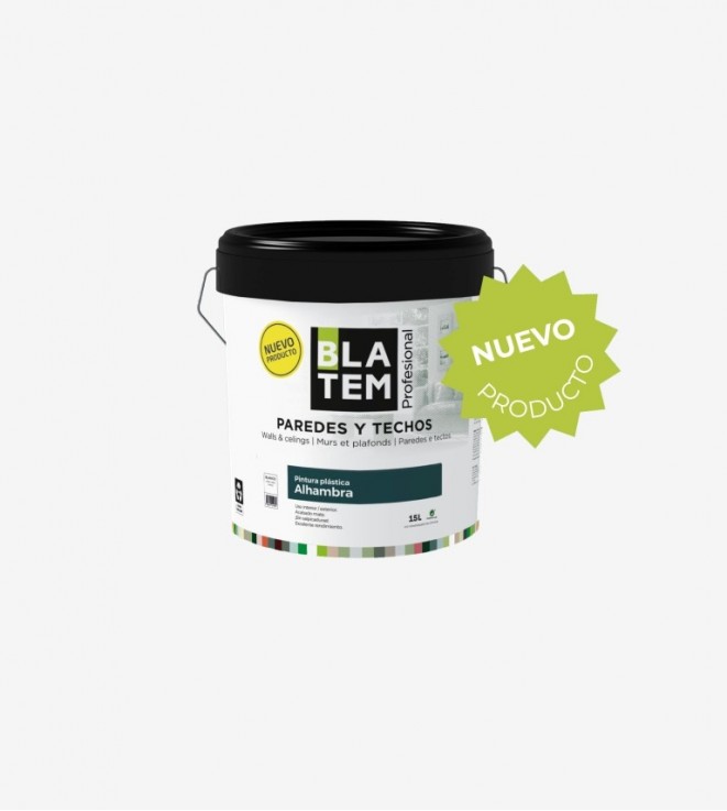 PINTURA PLASTICA INTERIOR ANTIMOHO ALHAMBRA BLATEM 15L