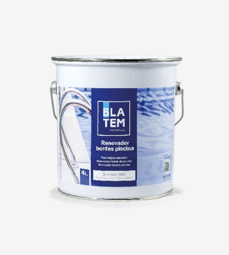 PINTURA RENOVADOR BORDES PISCINA BLANCO ROTO BLATEM 4L
